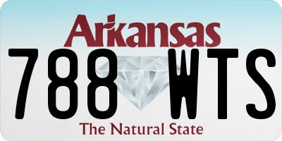 AR license plate 788WTS