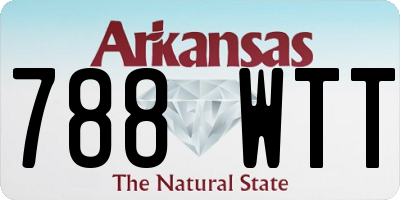 AR license plate 788WTT