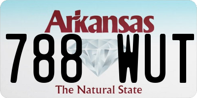 AR license plate 788WUT