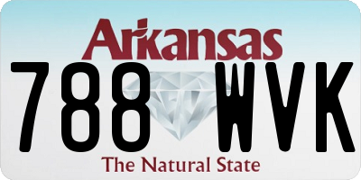 AR license plate 788WVK