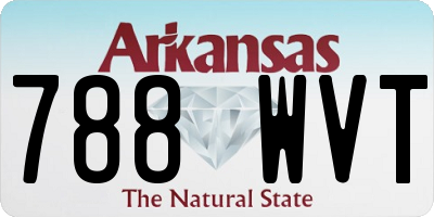 AR license plate 788WVT