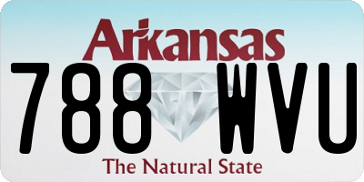 AR license plate 788WVU