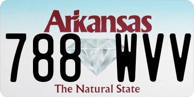 AR license plate 788WVV