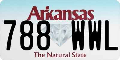 AR license plate 788WWL