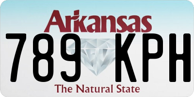 AR license plate 789KPH