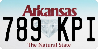 AR license plate 789KPI