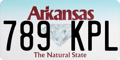 AR license plate 789KPL