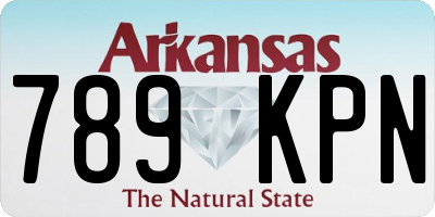 AR license plate 789KPN