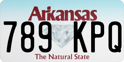 AR license plate 789KPQ