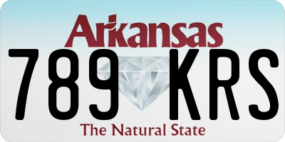 AR license plate 789KRS