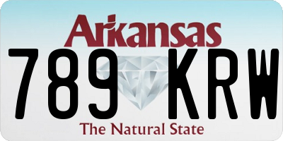 AR license plate 789KRW