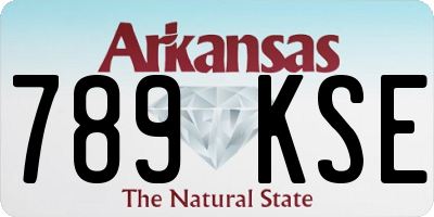 AR license plate 789KSE