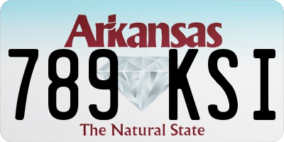 AR license plate 789KSI