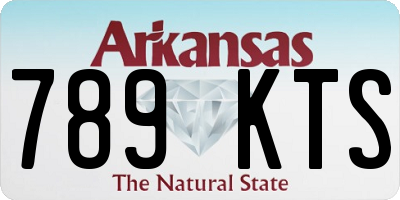 AR license plate 789KTS