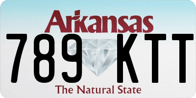 AR license plate 789KTT