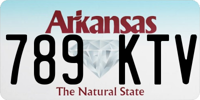 AR license plate 789KTV