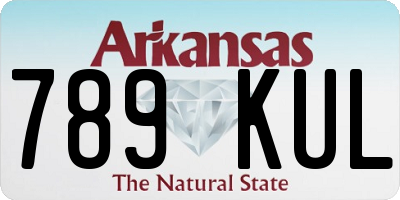 AR license plate 789KUL