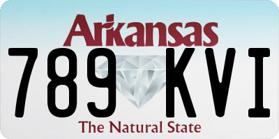 AR license plate 789KVI
