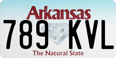 AR license plate 789KVL