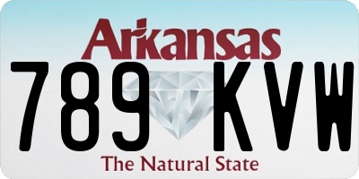 AR license plate 789KVW
