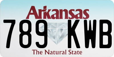 AR license plate 789KWB
