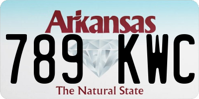 AR license plate 789KWC