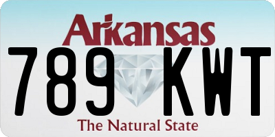 AR license plate 789KWT
