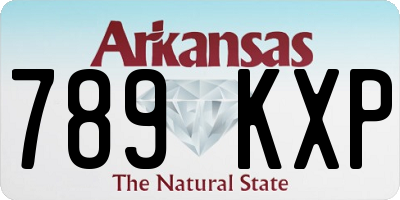 AR license plate 789KXP