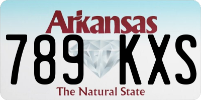 AR license plate 789KXS