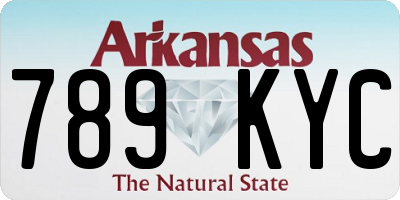 AR license plate 789KYC