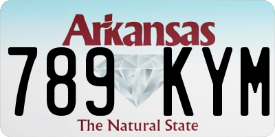 AR license plate 789KYM