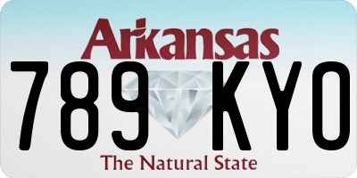 AR license plate 789KYO
