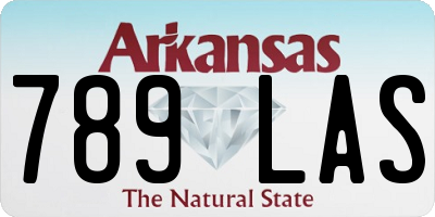 AR license plate 789LAS