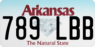 AR license plate 789LBB