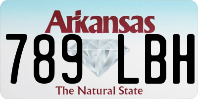 AR license plate 789LBH