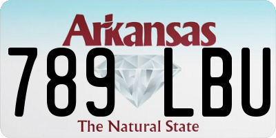 AR license plate 789LBU