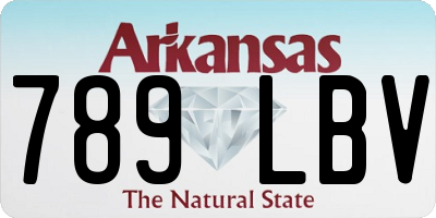 AR license plate 789LBV