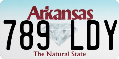 AR license plate 789LDY