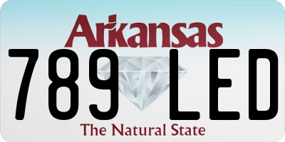 AR license plate 789LED