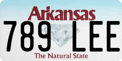 AR license plate 789LEE