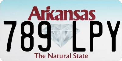 AR license plate 789LPY