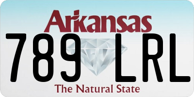 AR license plate 789LRL