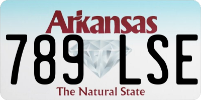 AR license plate 789LSE