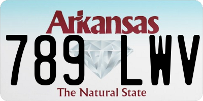 AR license plate 789LWV