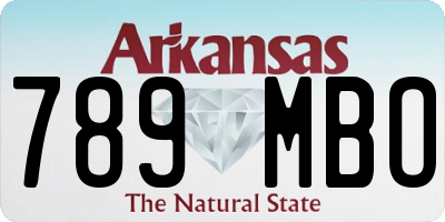 AR license plate 789MBO