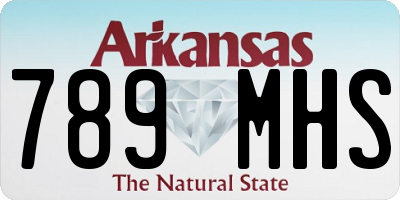 AR license plate 789MHS