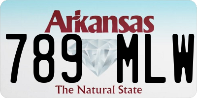AR license plate 789MLW
