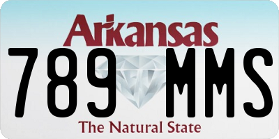 AR license plate 789MMS