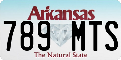 AR license plate 789MTS