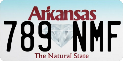 AR license plate 789NMF